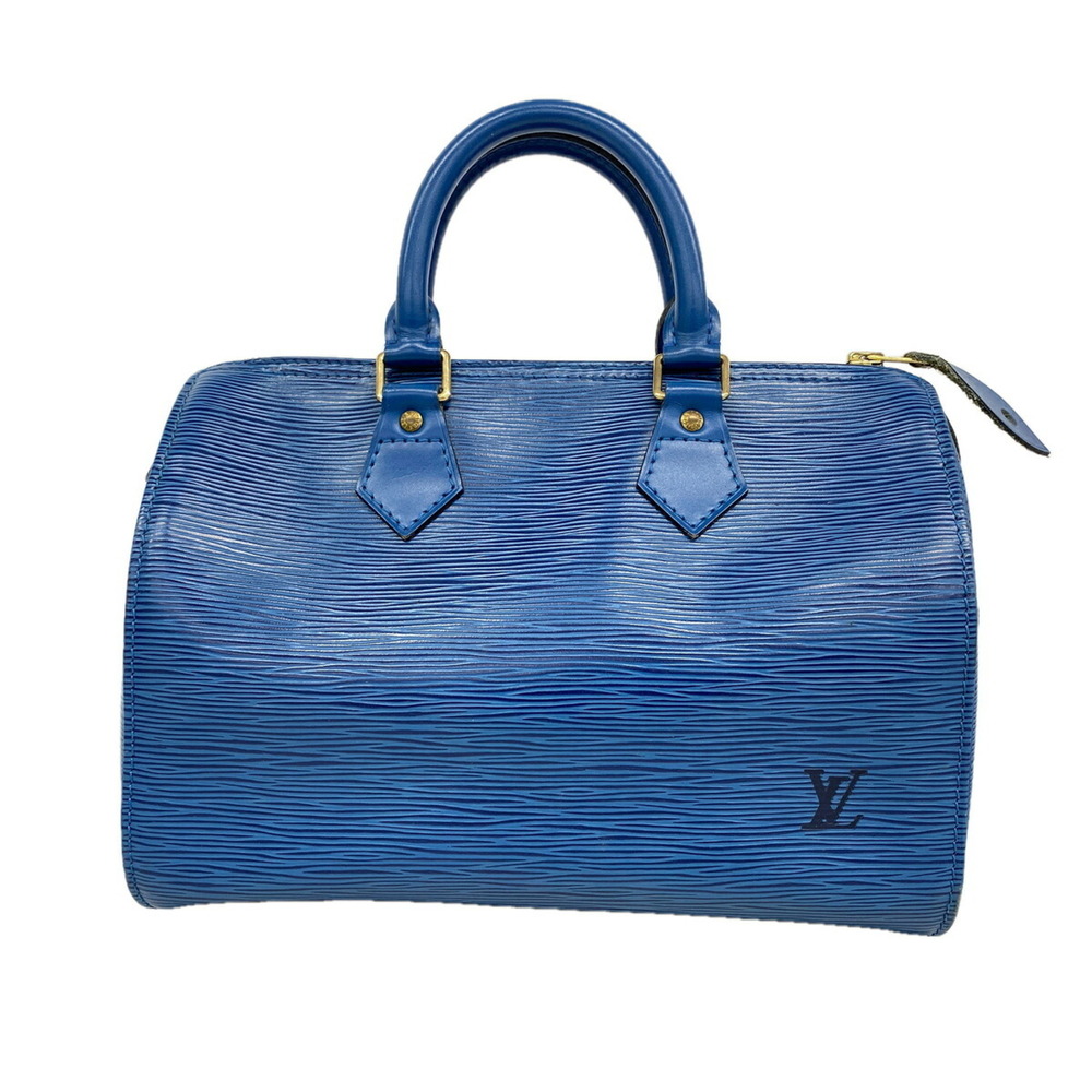 Louis Vuitton Epi Speedy 25 Handbag M43015 Toledo Blue Women's